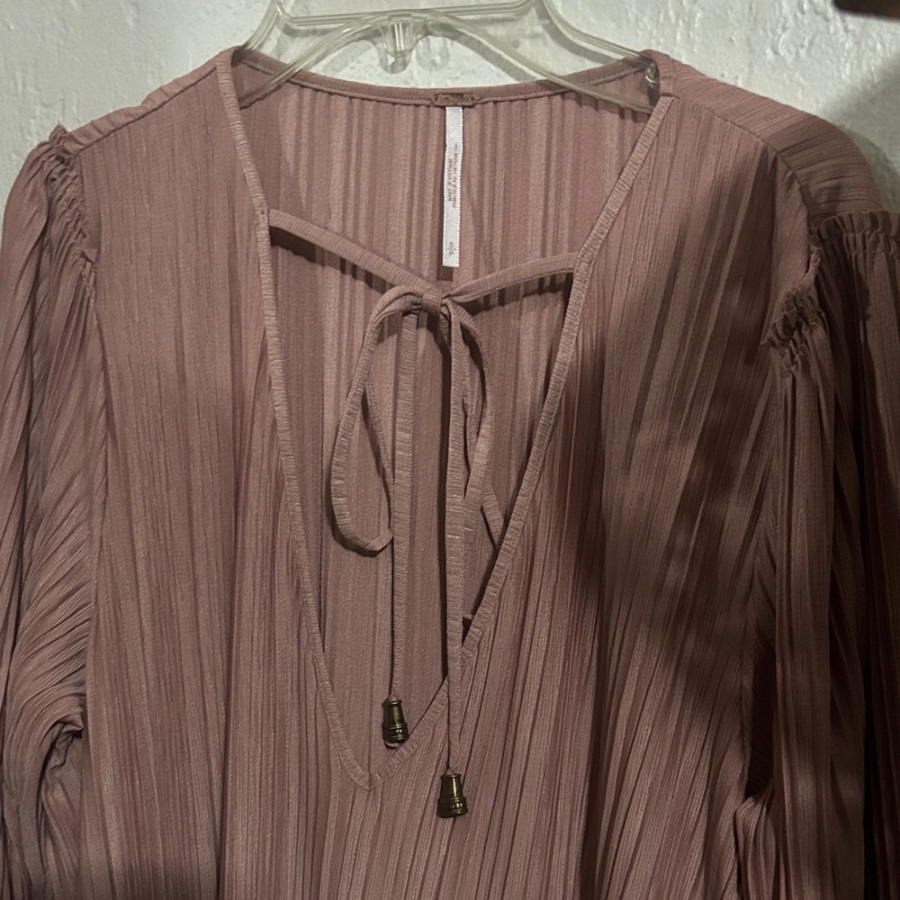 Free People Can’t Help It Pleated Mini Dress Size S - Picture 5 of 6